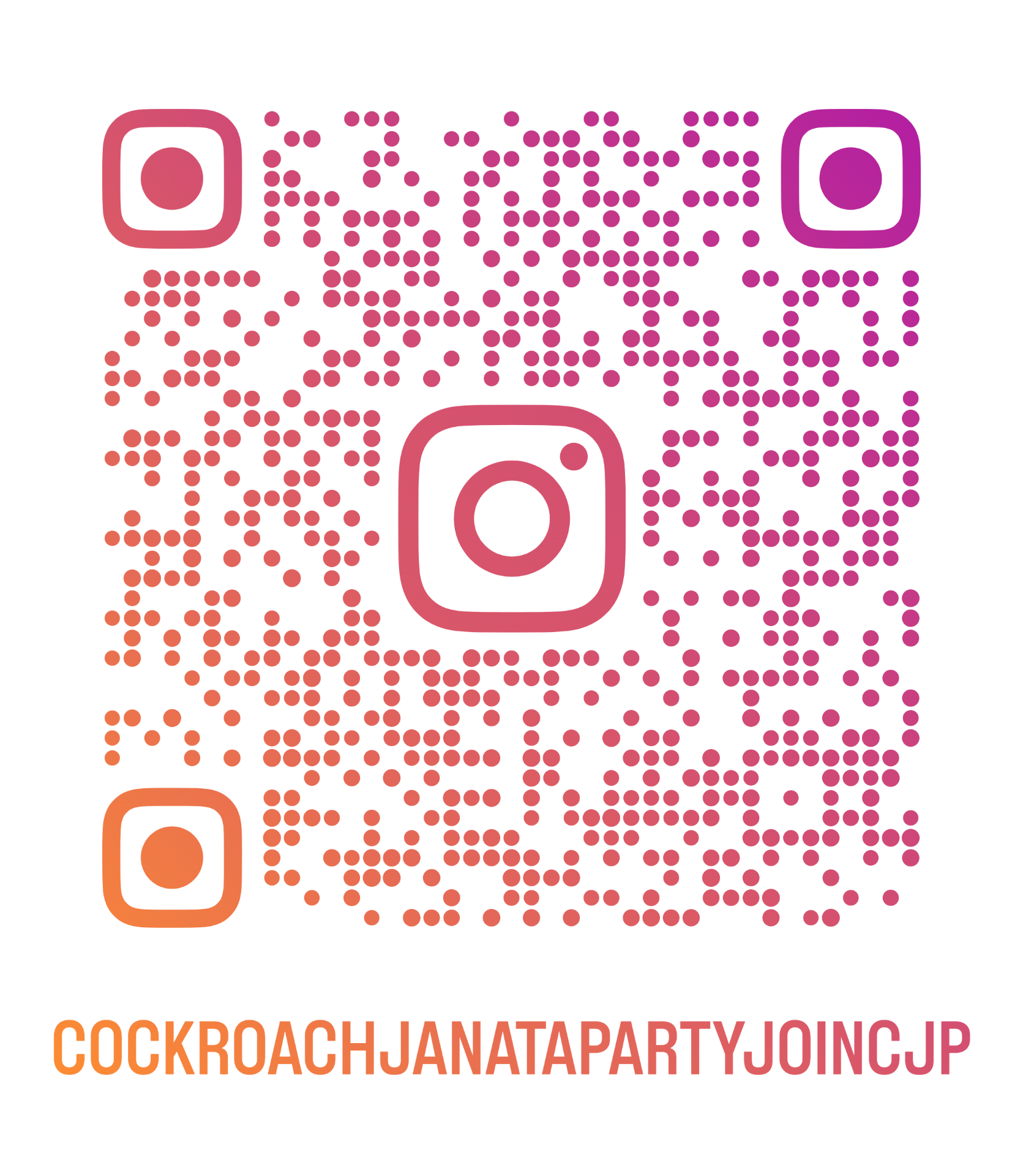 Instagram QR code for @cockroachjanatapartyjoincjp